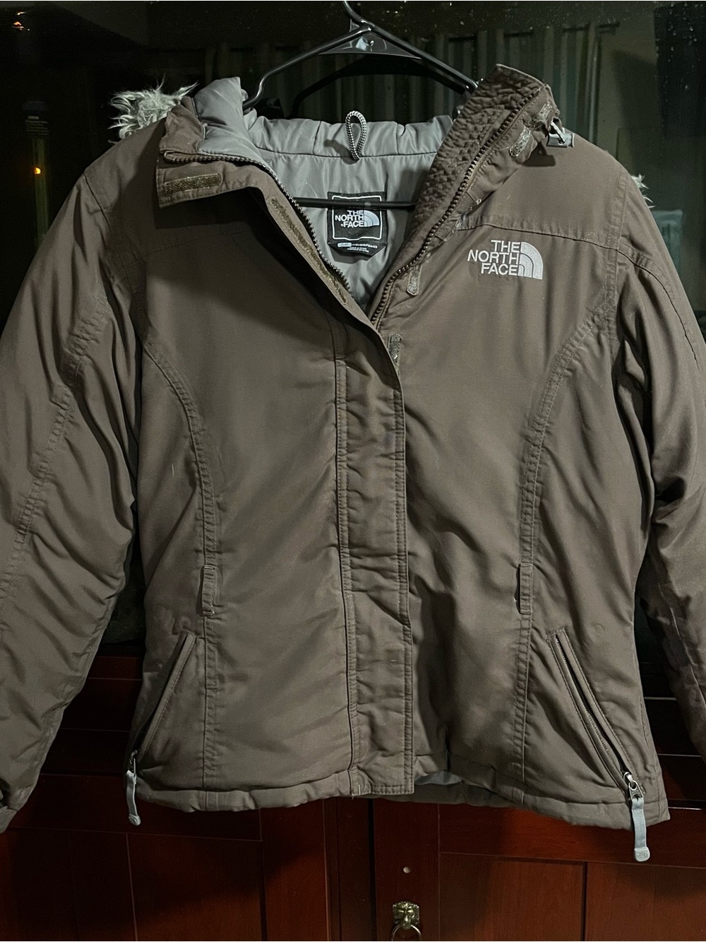 The North Face 550 Greenland Brown Puffer Down Jacket!